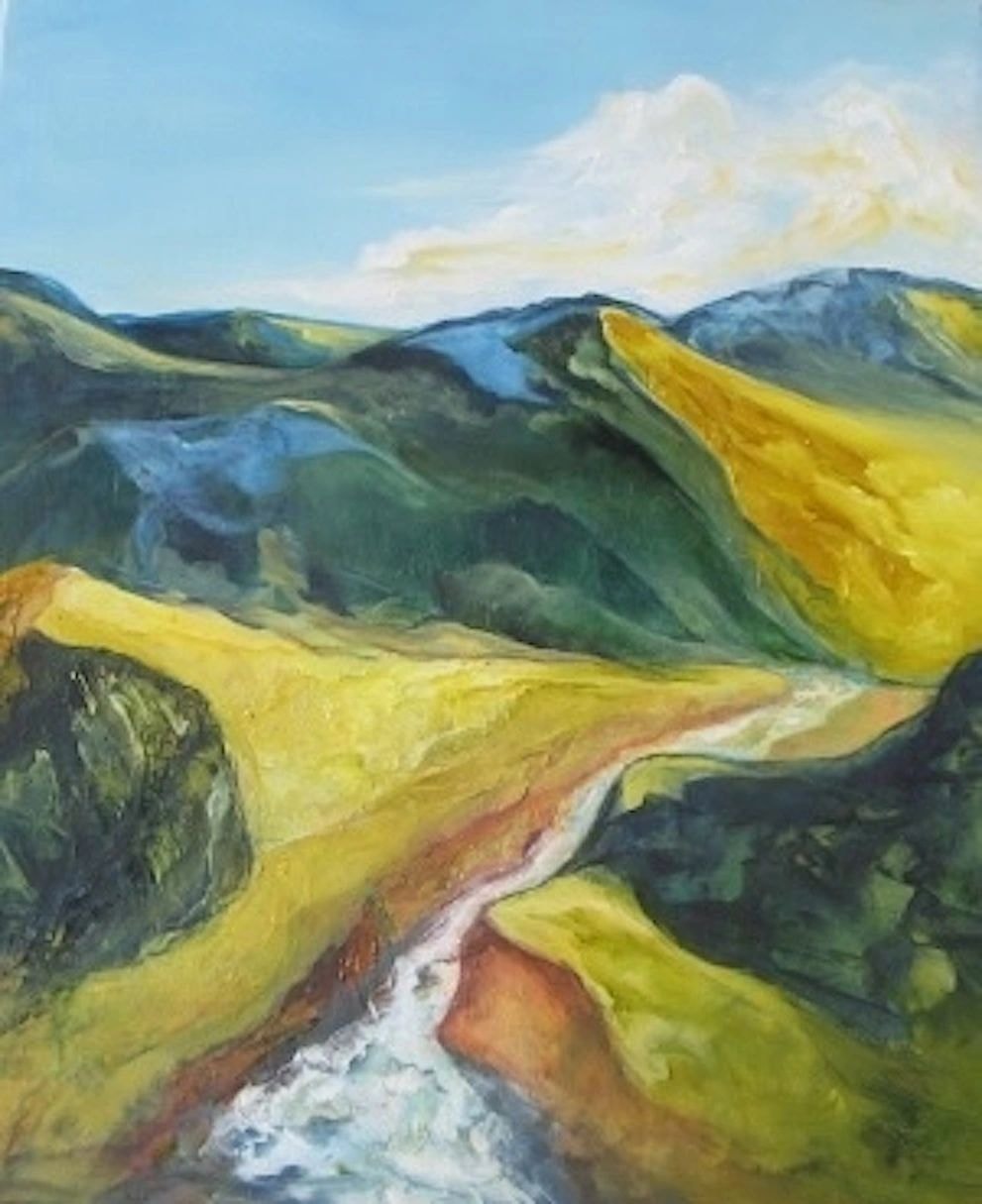 Wide Open Spaces – colorful Icelandic highlands painting