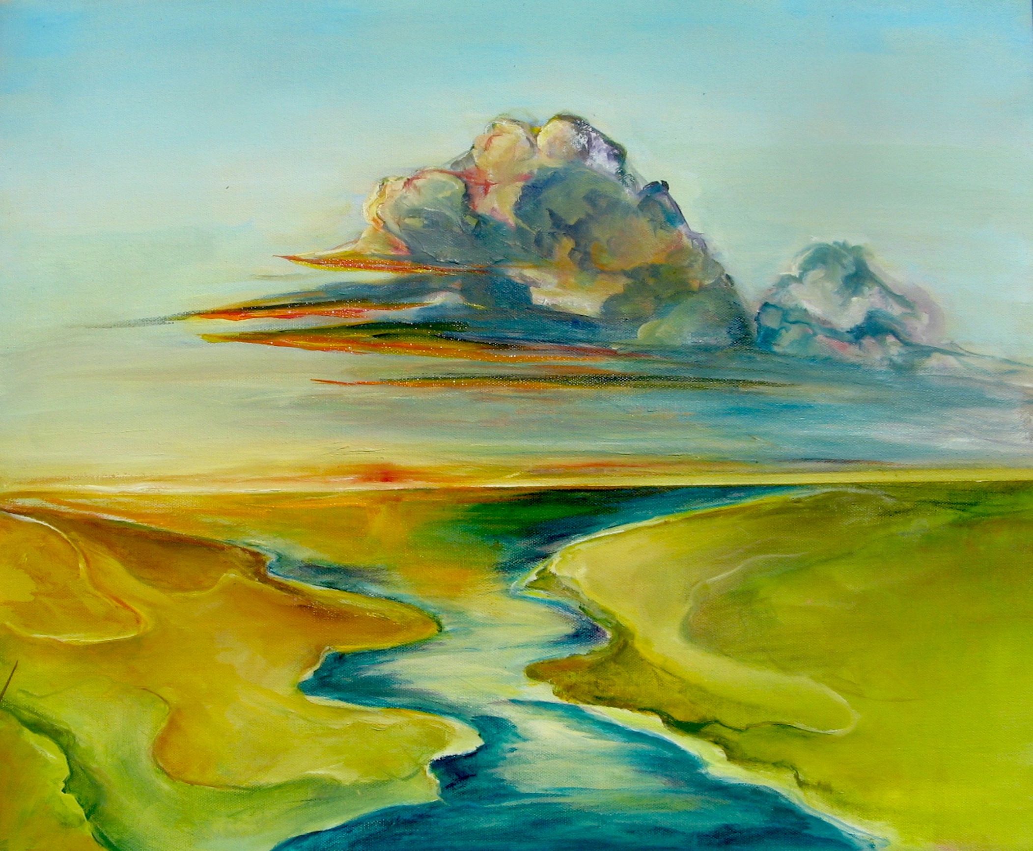 Buttes at Sunset – Iceland volcanic geothermal landscape